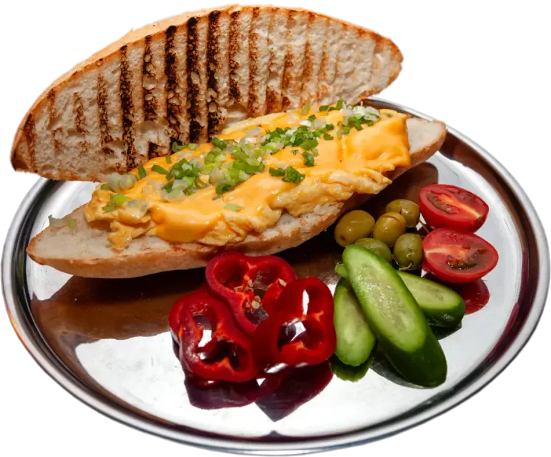 EGG WITH CHEDDAR